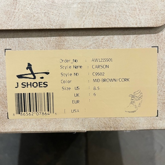 J shoes Carson leather booties. Size 8.5. Excellent used condition. - Picture 5 of 7